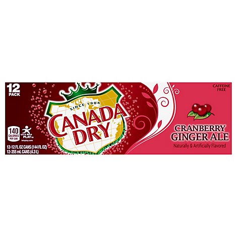 Canada Dry Ginger Ale Cranberr - Online Groceries | Safeway