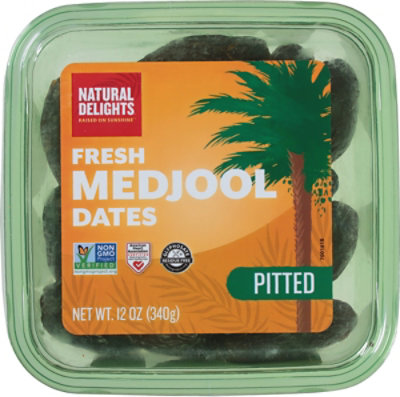 Natural Delights Pitted Medjool Dates - 12 Oz.