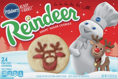 pillsbury holiday cookies reindeer