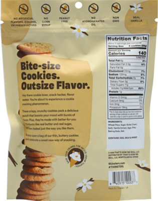 Mrs. Thinsters Cookie Thins Deliciously Crunchy Cookies Cake Batter - 4 Oz - Image 6