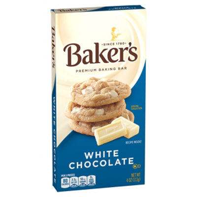 Baker's White Chocolate Premium Baking Bar Box - 4 Oz - Image 3