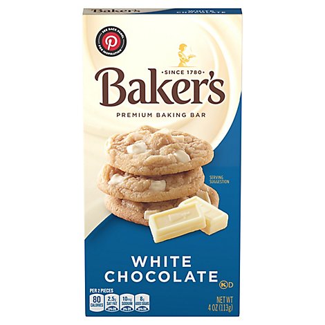Bakers Baking Bar Premium White Chocolate - 4 Oz