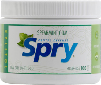 Spry Gum Spearmint Sugarfree - 100 Count - Image 2