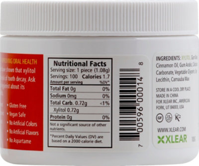 Spry Gum Cinnamon Sugarfree - 100 Count - Image 3