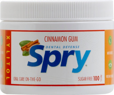 Spry Gum Cinnamon Sugarfree - 100 Count - Image 2