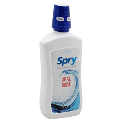 Spry Oral Rinse Natural Coolmint - 16 Oz - Image 1