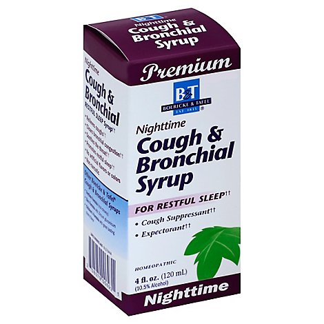 Boericke & Tafel Syrup Cough N Bronc Night - 4.0 Oz