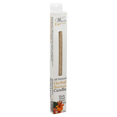 Wally Ear Candle Beeswax Herbal 2 Count Randalls