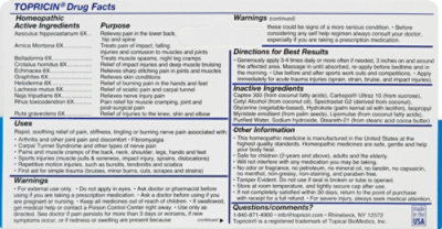 Topri Pain Relief Cream - 2.0 Oz - Image 3