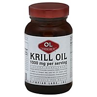 Olympian Labs Krill Oil 1000 mg Softgels - 60 Count - Image 1