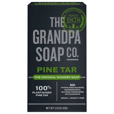 The Grandpa Soap Company Soap Pine Tar Wonder Original - 3.25 Oz - Image 3