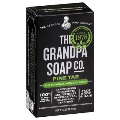The Grandpa Soap Company Soap Pine Tar Wonder Original - 3.25 Oz