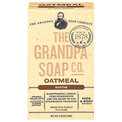Grandpas Soap Oatmeal Old-Fashioned - 3.25 Oz - Image 2