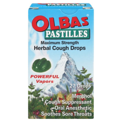 Olbas Cough Drops Herbal Maximum Strength Pastilles - 1.6 Oz - Image 3