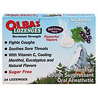 Olbas Cough Suppressant Menthol Maximum Strength Lozenges Black Currant Flavor - 24 Count - Image 3