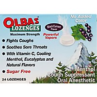 Olbas Cough Suppressant Menthol Maximum Strength Lozenges Black Currant Flavor - 24 Count - Image 2