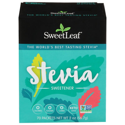 SweetLeaf Sweetener Natural Stevia 70 Count - 2.5 Oz - Image 3