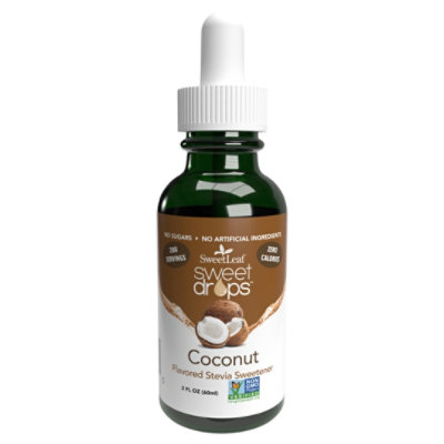 Sweetleaf Stevia Liquid Drop Coconut - 2 Oz