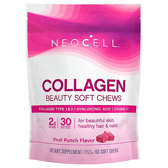 Ncell Collagen Sft Chw Frt Pnch - 60 Count