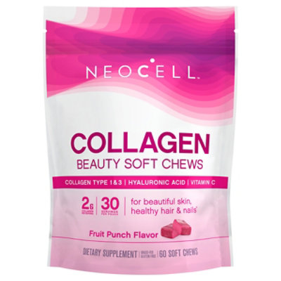 Ncell Collagen Sft Chw Frt Pnch - 60 Count