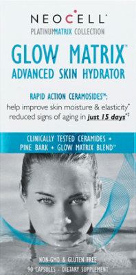Neocell Platinum Matrix Collection Skin Hydrator Advanced Glow Matrix Capsules - 90 Count - Image 2
