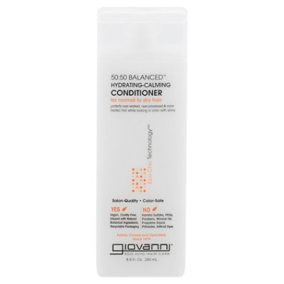 Giovanni 50:50 Balanced Conditioner Hydrating Calming for Normal to Dry Hair - 8.5 Oz - Image 3