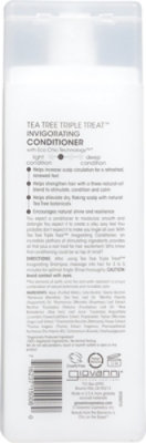 Giovanni Eco Chic Hair Care Conditioner Invigorating Tea Tree Triple Treat All Hair Types - 8.5 Oz - Image 5