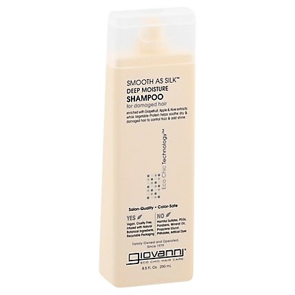 Giovanni Eco Chic Hair Care Shampoo Deep Moisture Smooth As Silk for  Damaged Hair  Oz - Carrs