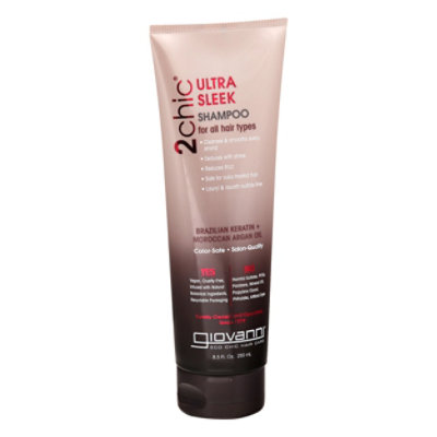 Giovanni 2chic Shampoo Ultra-Sleek for All Hair Types - 8.5 Oz - Image 1