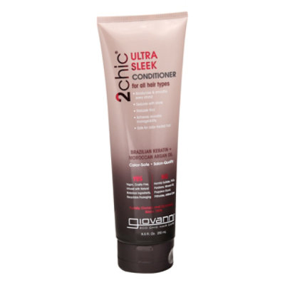 Giovanni 2chic Ultra-Sleek Conditioner Brazilian Keratin & Argan Oil - 8.5 Oz - Image 1