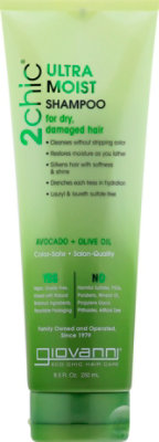 Giovanni 2chic Ultra-Moist Shampoo Avocado & Olive Oil - 8.5 Oz - Image 2