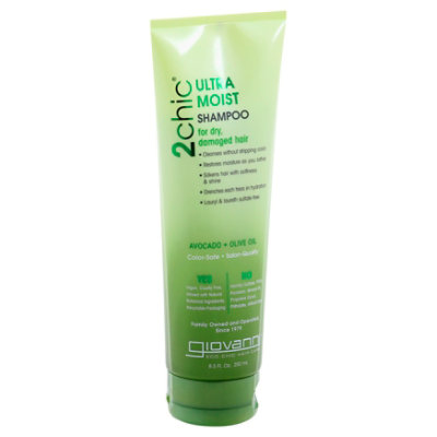 Giovanni 2chic Ultra-Moist Shampoo Avocado & Olive Oil - 8.5 Oz - Image 1