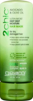 2chic Ultra-Moist Hair Mask Deep Deep Moisture Avocado & Olive Oil - 5 Oz - Image 2