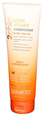 Giovanni 2chic Conditioner Ultra-Volume Tangerine & Papaya Butter - 8.5 Oz - Image 4