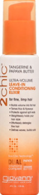 2chic Leave-In Conditioning & Styling Elixir Ultra-Volume Tangerine & Papaya Butter - 4 Oz - Image 2