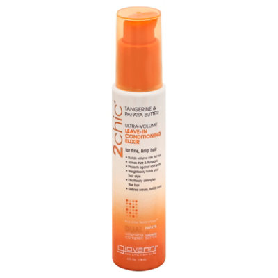 2chic Leave-In Conditioning & Styling Elixir Ultra-Volume Tangerine & Papaya Butter - 4 Oz - Image 1