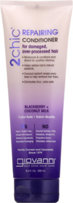 Giovanni 2chic Conditioner Ultra-Repair Blackberry & Coconut Milk - 8.5 Oz - Image 2