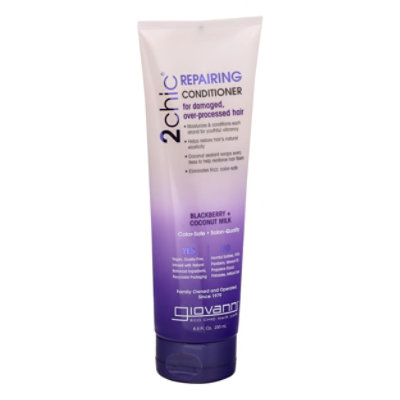 Giovanni 2chic Conditioner Ultra-Repair Blackberry & Coconut Milk - 8.5 Oz - Image 1