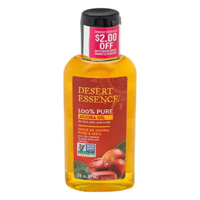Desert Essence Jojoba Oil For Hair Skin & Scalp - 2 Oz - Image 3
