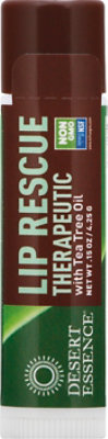 Desert Essence Lip Rescue with Eco - Harvest Tea Tree Oil - .15 Oz - Image 2