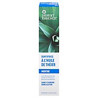 Desert Essence Toothpaste Natural Tea Tree Oil Mint - 6.25 Oz - Image 3