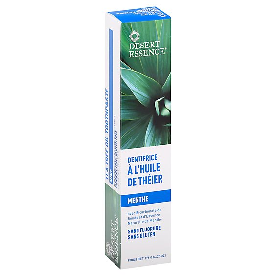 Desert Essence Toothpaste Natural Tea Tree Oil Mint - 6.25 Oz