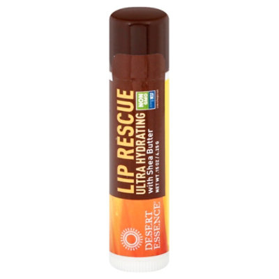 Desert Essence Lip Rescue Shea Butter - 0.15 Oz - Image 1