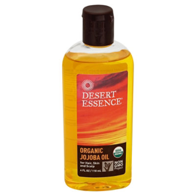 Desert Essence Jojoba Oil Organic - 4 Oz - Image 1