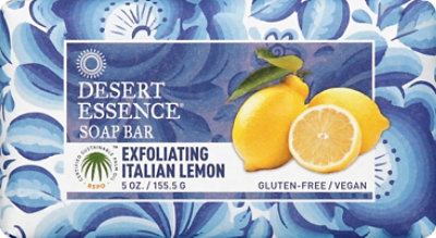 Desert Essence Soap Bar Exfoliating Italian Lemon - 5 Oz - Image 2