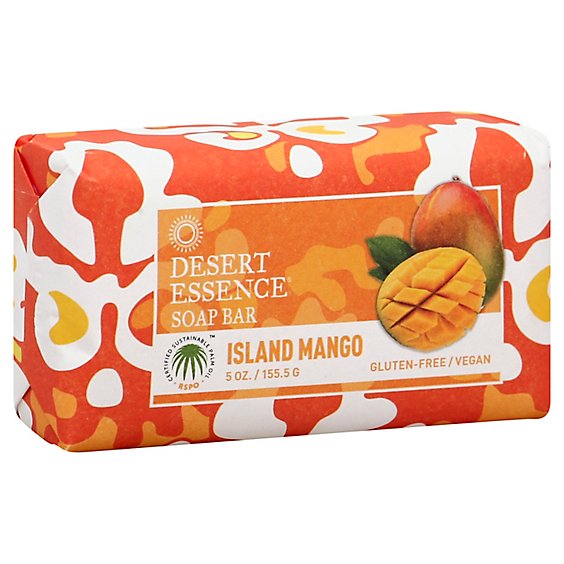 Desert Essence Soap Bar Island Mango - 5 Oz