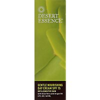 Desert Essence Day Cream with Aloe Vera and Argan Oil Dry & Sensitive Skin SPF 15 - 2 Oz - Image 2