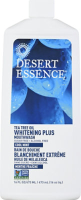 Desert Essence Mouthwash Whitening Plus Cool Mint - 16 Oz - Image 2
