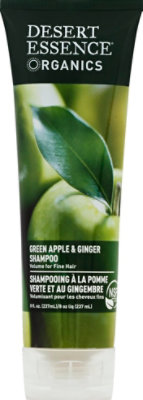Desert Essence Organics Shampoo Green Apple & Ginger - 8 Oz - Image 2