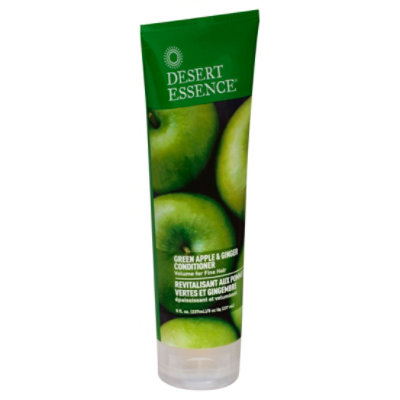 Desert Essence Conditioner Green Apple & Ginger - 8 Oz - Image 1